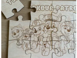 DIY Coloring Puzzle – Paw Patrol Theme