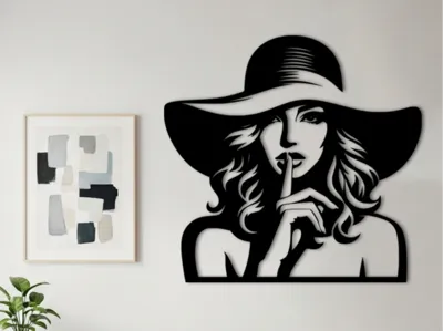 Girl with Elegance and Silence
