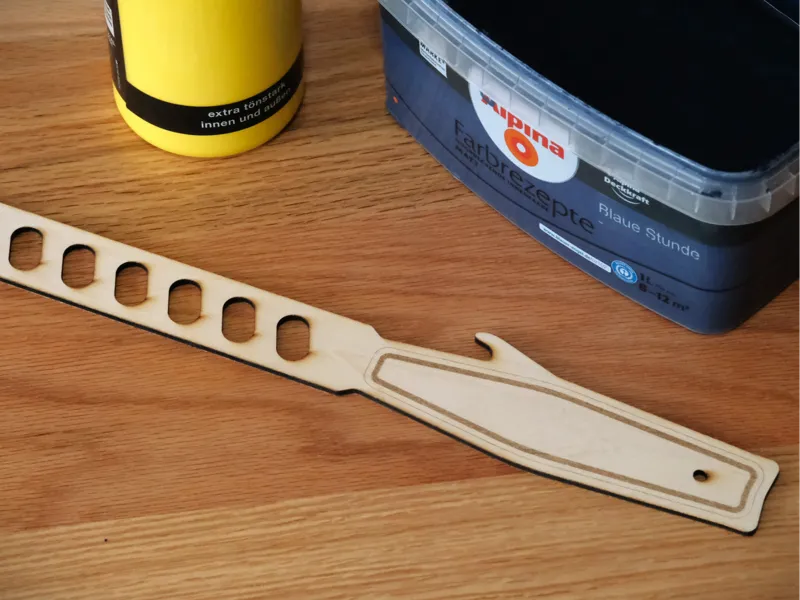 Wooden Paint Mixer Stick