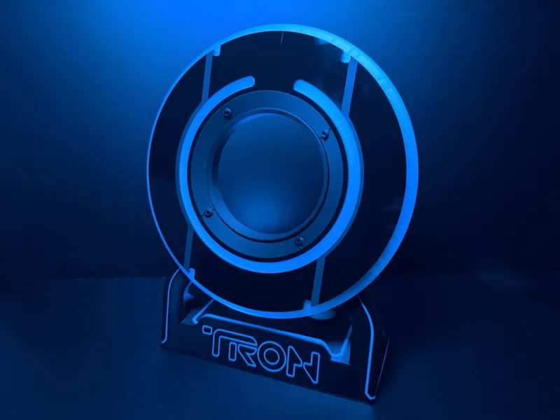 Tron Identity Disc Laser Cut