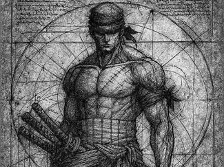 One Piece Zorro Gravur
