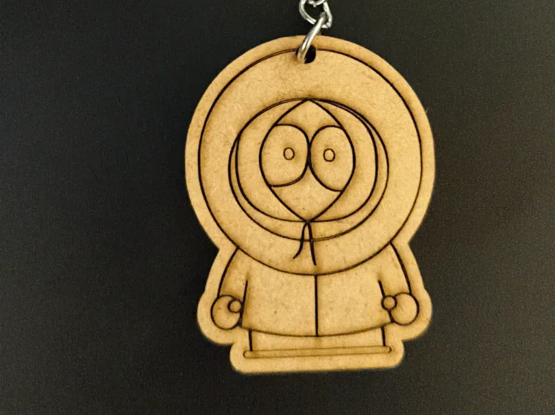 Llavero de kenny en madera south park by Taller De Los Heroes MakerWorld: Download Free 3D Models - 3D model önizlemesi
