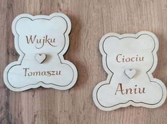 Wooden Bears with a Special Question