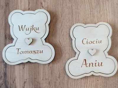 Wooden Bears with a Special Question