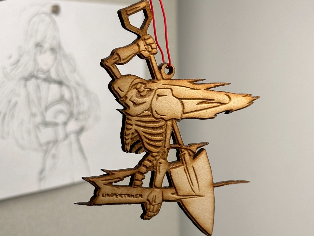 86-Eighty Six Undertaker Aircraft Emblem by 流梓 MakerWorld: Download Free 3D Models - 3D model önizlemesi