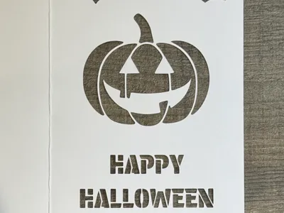 Happy Halloween greeting card