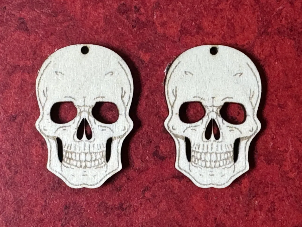 Skull Earring view 2
