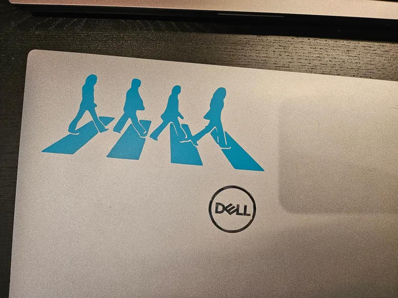 The Beatles - vinyl sticker: Tribute to Legends