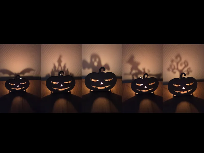 Teelichthalter Halloween