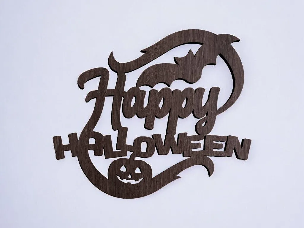 Happy halloween wall decor by d.bang.199 MakerWorld: Download Free 3D Models - 3D model önizlemesi