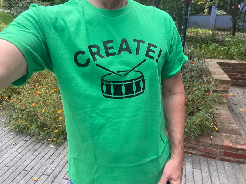 CREATE! Drum T-shirt