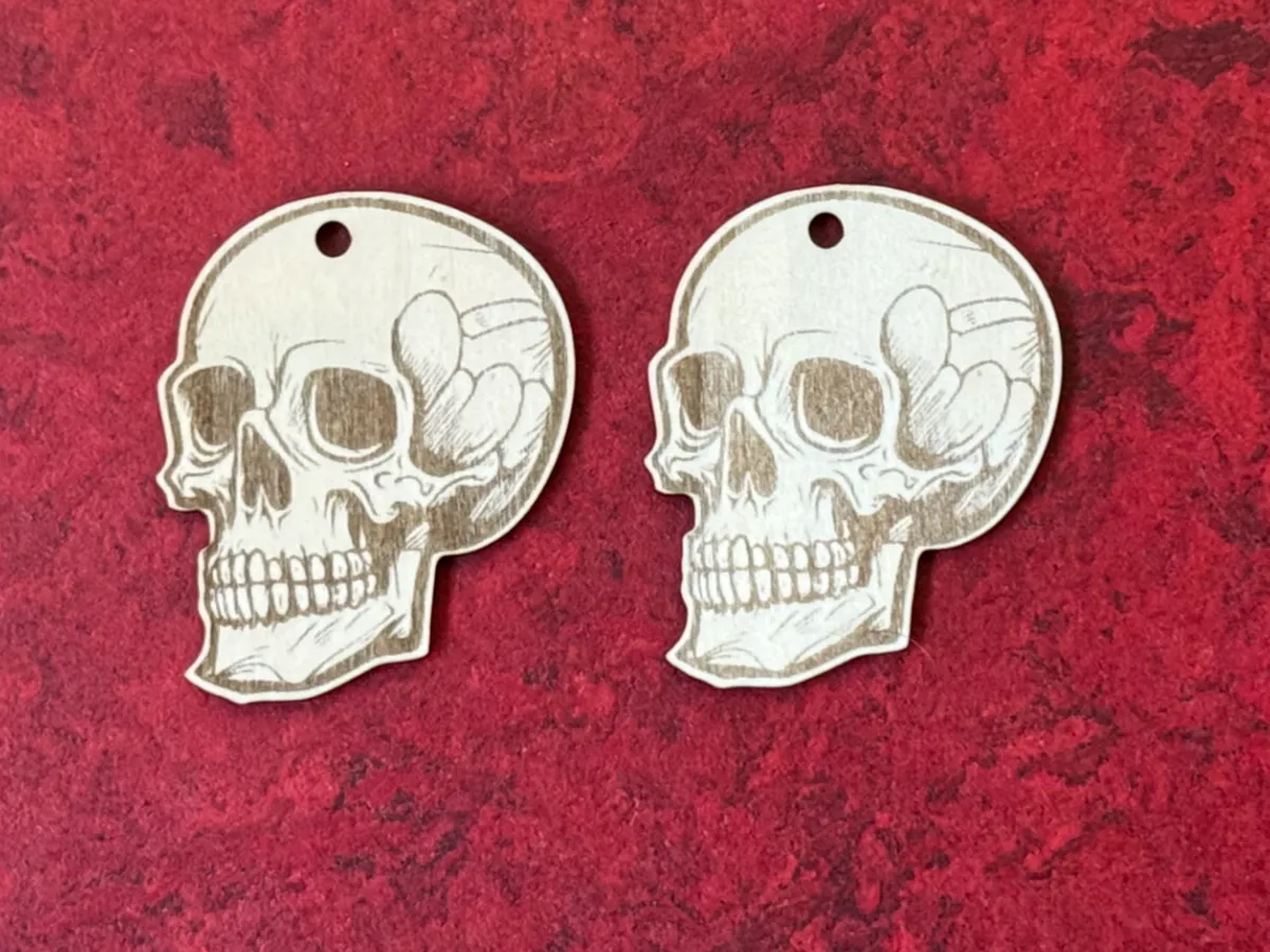 Skull Earring by machmallauter MakerWorld: Download Free 3D Models - 3D model önizlemesi