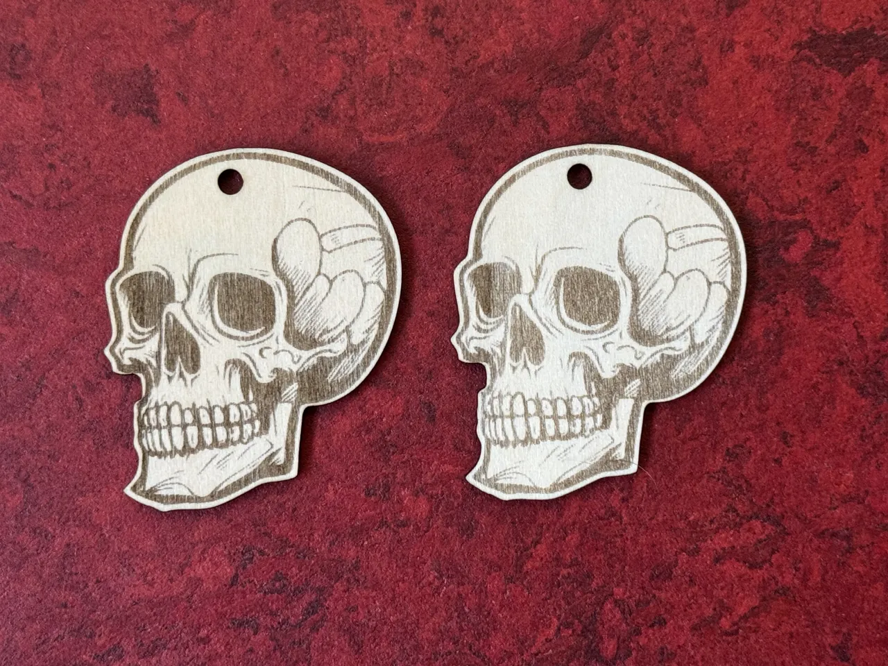 Skull Earring view 2