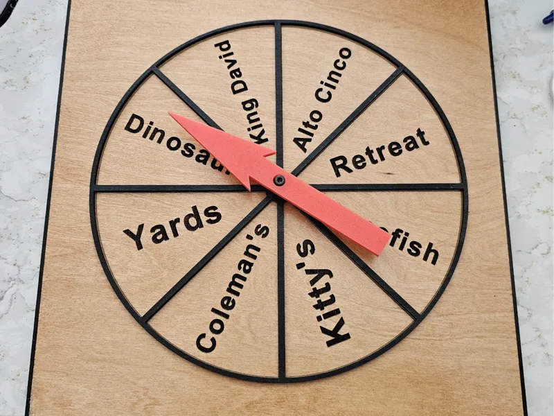 Spin Wheel game