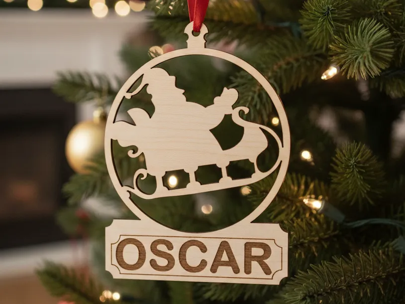 Ball No. 2, Santa's Sleigh by Sirde MakerWorld: Download Free 3D Models - 3D model önizlemesi