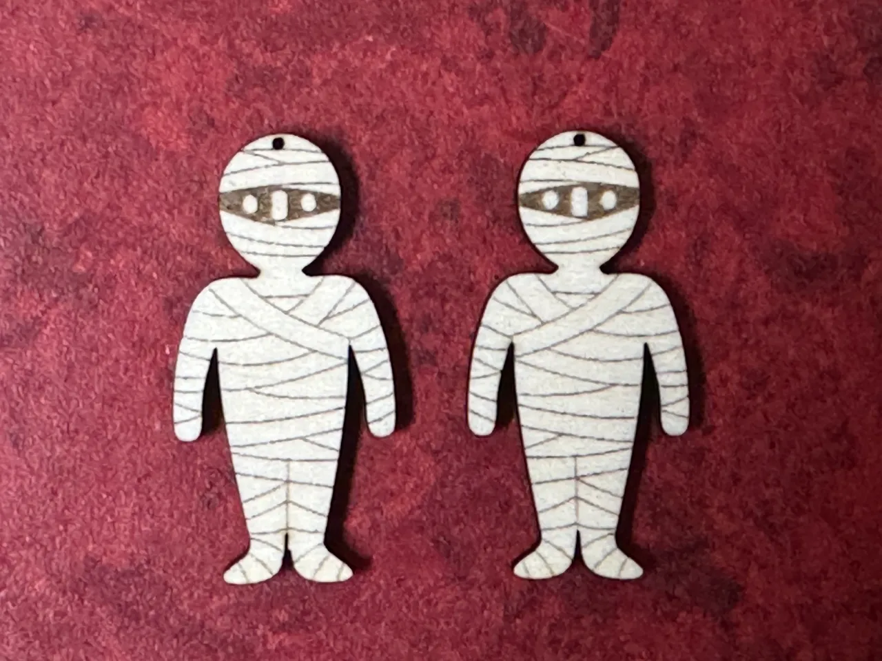 Cute Mumie Halloween Earrings view 2