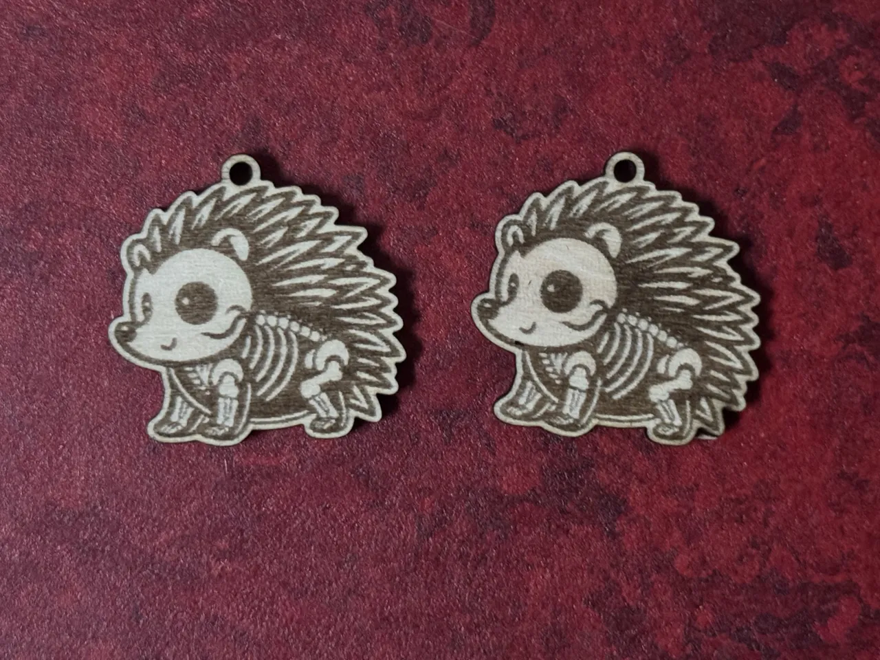 Halloween Hedgehog Earring view 2