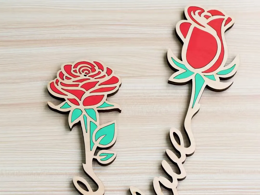 Rose by Tim MakerWorld: Download Free 3D Models - 3D model önizlemesi