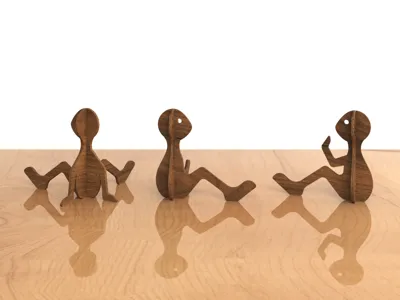 Easel stand Humanoid