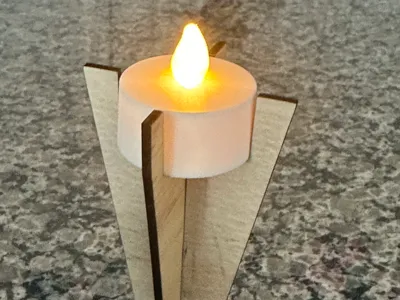 Tea Light Candle Holder for Vigils