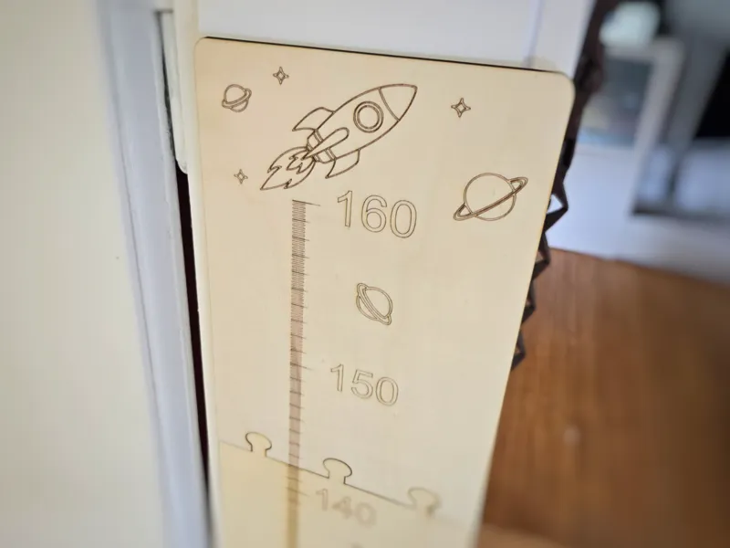 Space Adventure Kids height chart / growth chart