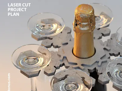 Wine butler Snowflake