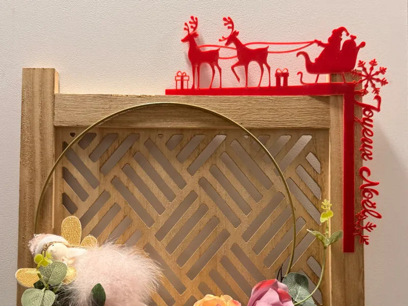 Coin de porte Joyeux Noël