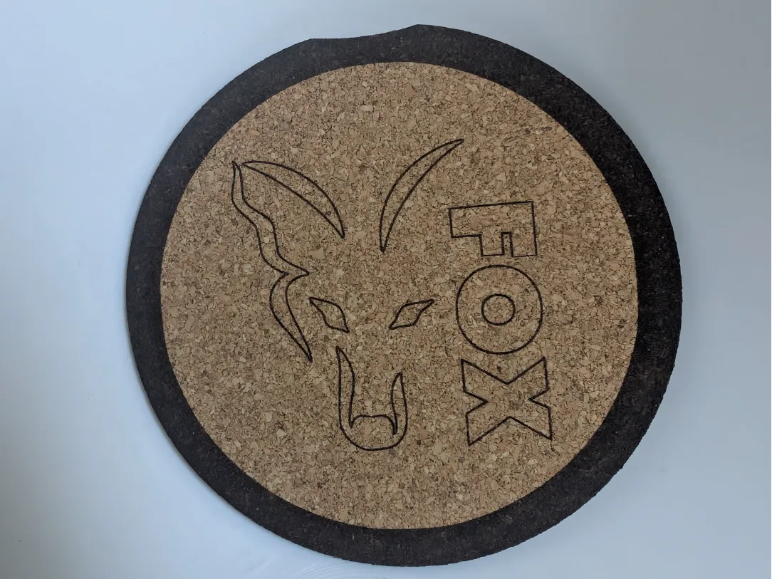 Cork Coaster Fox Logo by Dorni90 MakerWorld: Download Free 3D Models - 3D model önizlemesi