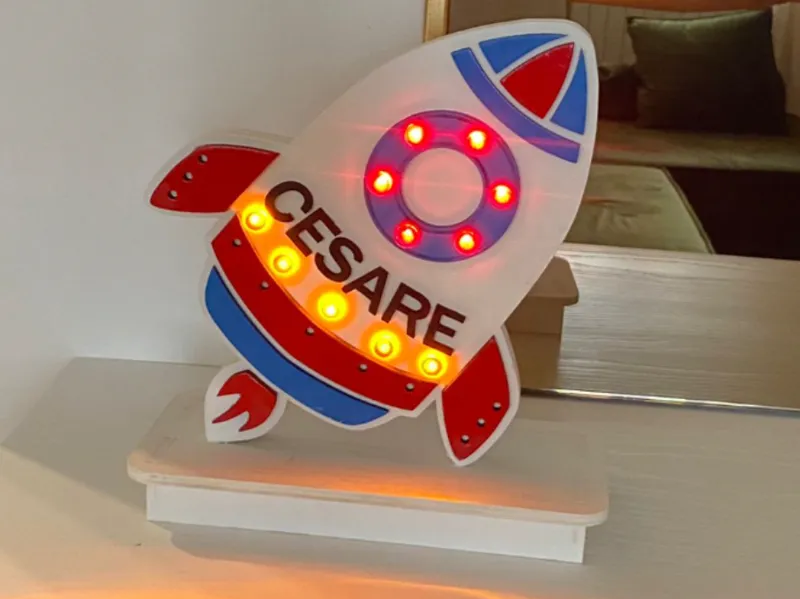 Rocket Lamp