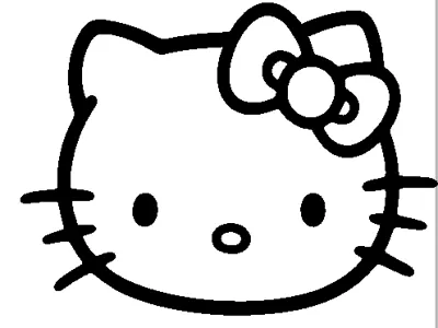 Aplique hello kitty