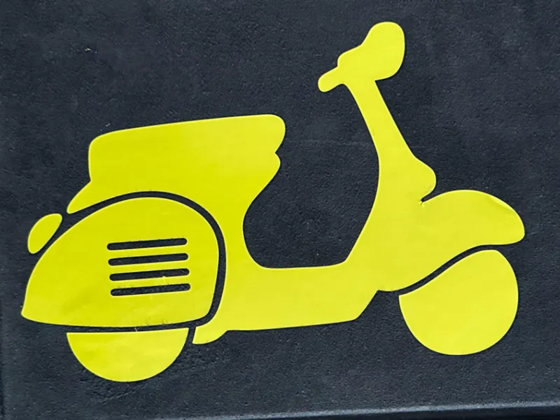 Dual Vespa Stickers
