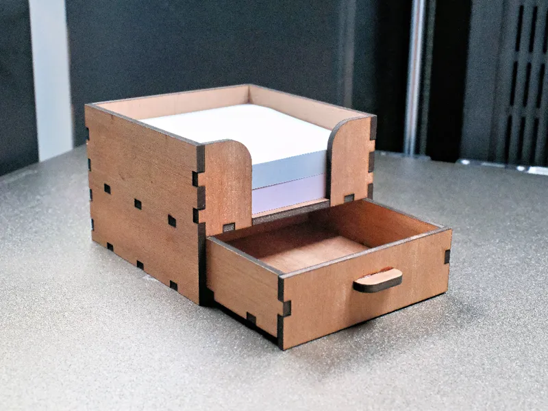 Post-it Holder with Drawer