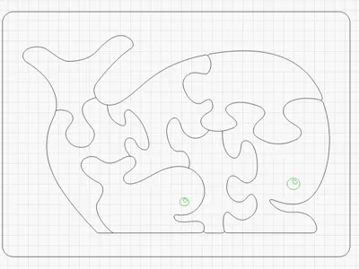 Whale and Calf Puzzle