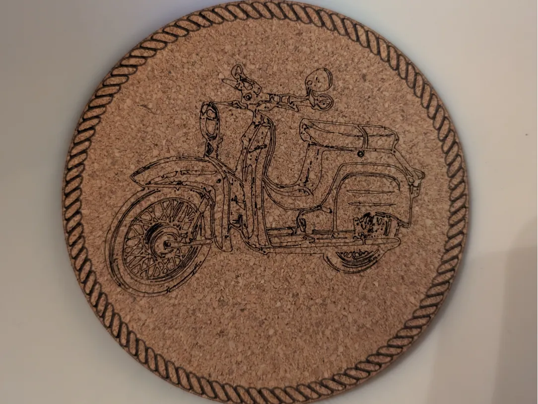 Cork Coaster Swallow by Dorni90 MakerWorld: Download Free 3D Models - 3D model önizlemesi