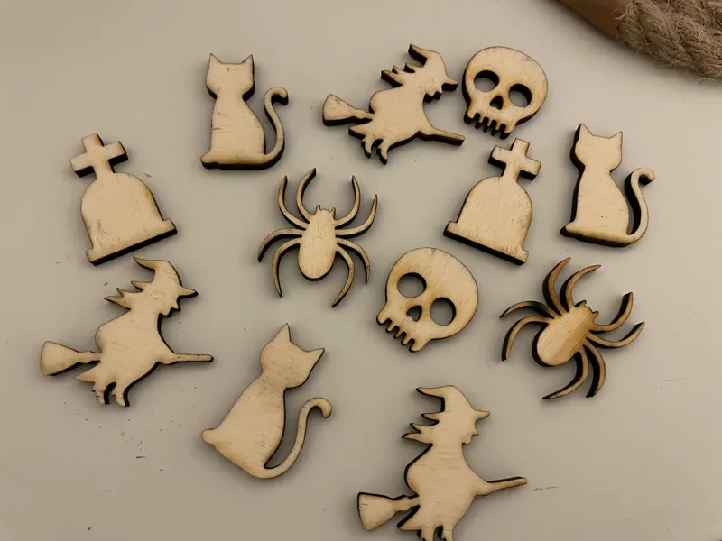 Halloween Tischkonfetti – Vol. 2 - Spinne - Hexe