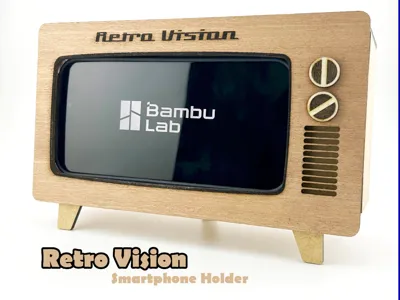 Smartphone Stand - Retro TV - Retro Vision