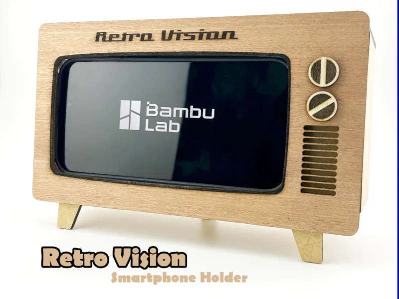 Smartphone Stand - Retro TV - Retro Vision