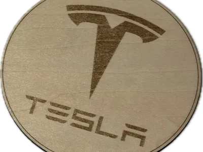 Tesla Coasters - Logo and Print