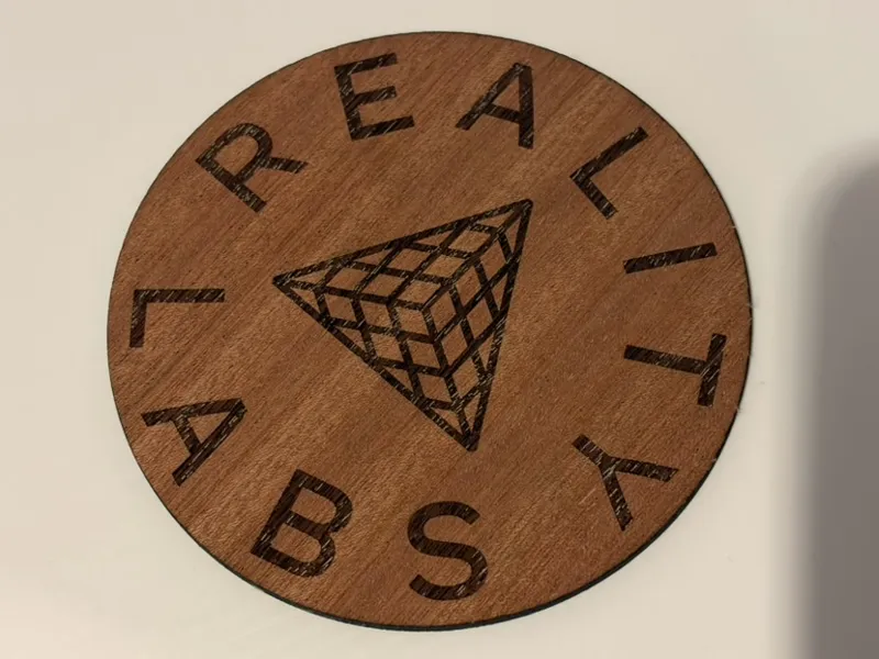 Meta's Reality Labs Logo Coaster