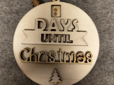 Days until Christmas counter
