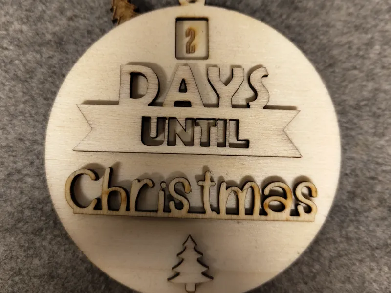 Days until Christmas counter