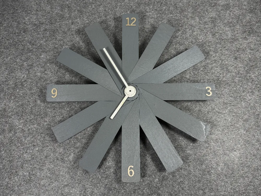 Shutter Clocks The Twelve Shutters Wall Clock - Free 3D Print Model - MakerWorld