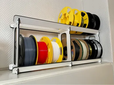 CNC/Laser cut 16 Spool Rack