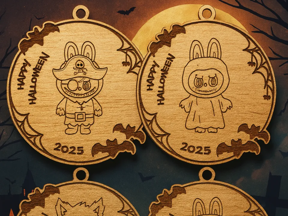 LBB Ornaments for hang by d.bang.199 MakerWorld: Download Free 3D Models - 3D model önizlemesi