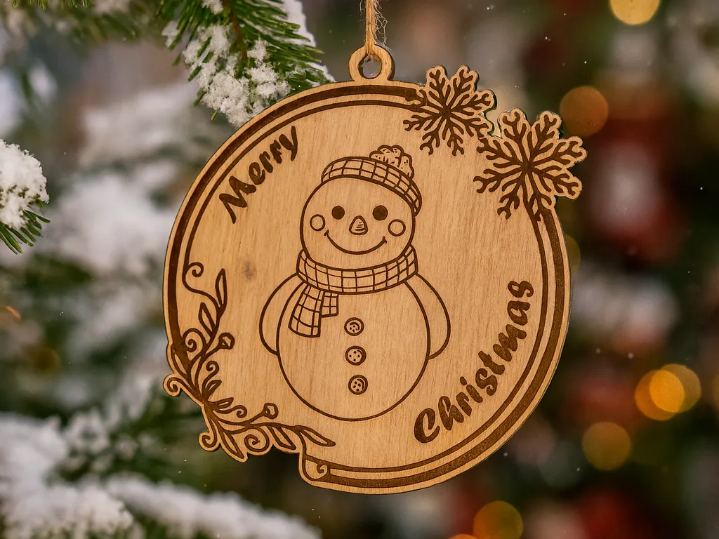 Merry Christmas Ornament 3 by d.bang.199 MakerWorld: Download Free 3D Models - 3D model önizlemesi