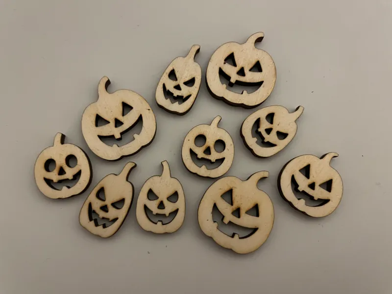 Halloween Kürbis-Set – 5er SET - Deko - Streudeko
