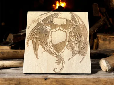 Dragon Engraving