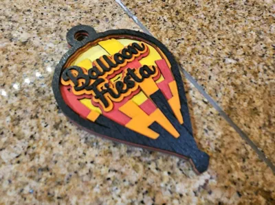 Balloon Fiesta Christmas Ornament