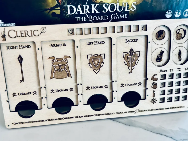 Cleric - Dark Souls Player board