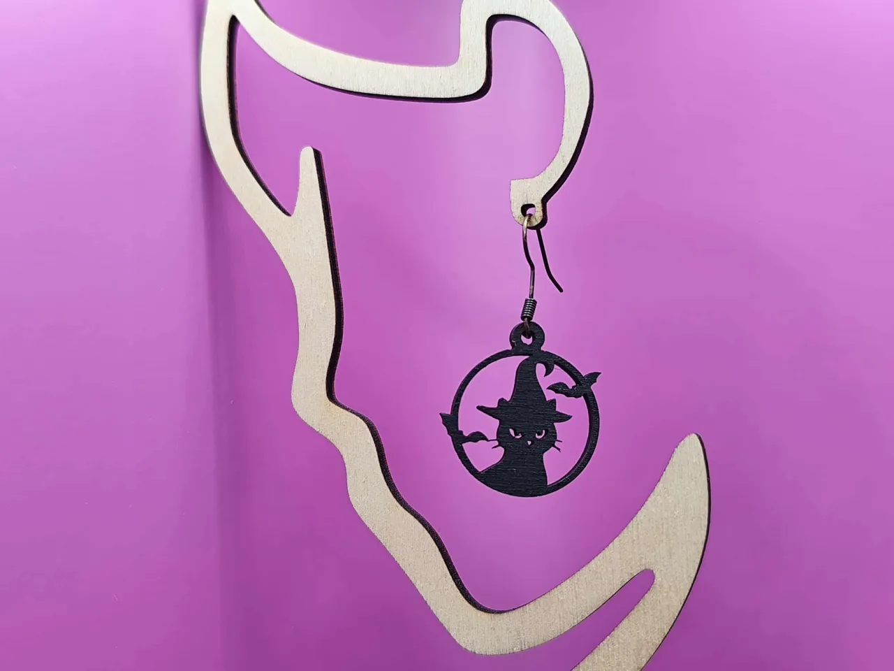 Halloween Cat Earring Bundle view 3